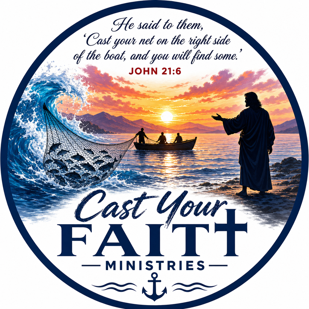 Cast Your Faith Ministries circular logo